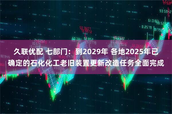 久联优配 七部门：到2029年 各地2025年已确定的石化化工老旧装置更新改造任务全面完成