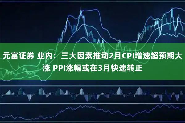 元富证券 业内：三大因素推动2月CPI增速超预期大涨 PPI涨幅或在3月快速转正